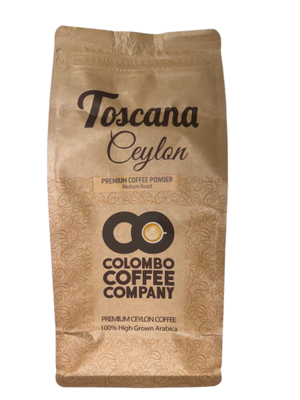 500g Roasted premium coffee powder in pack - Medium Roast